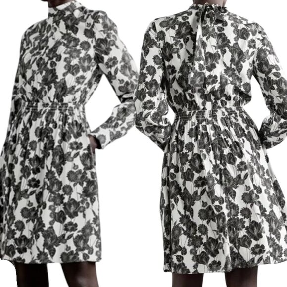 JASON WU Floral-print silk crepe de chine mini dress - Picture 1 of 15